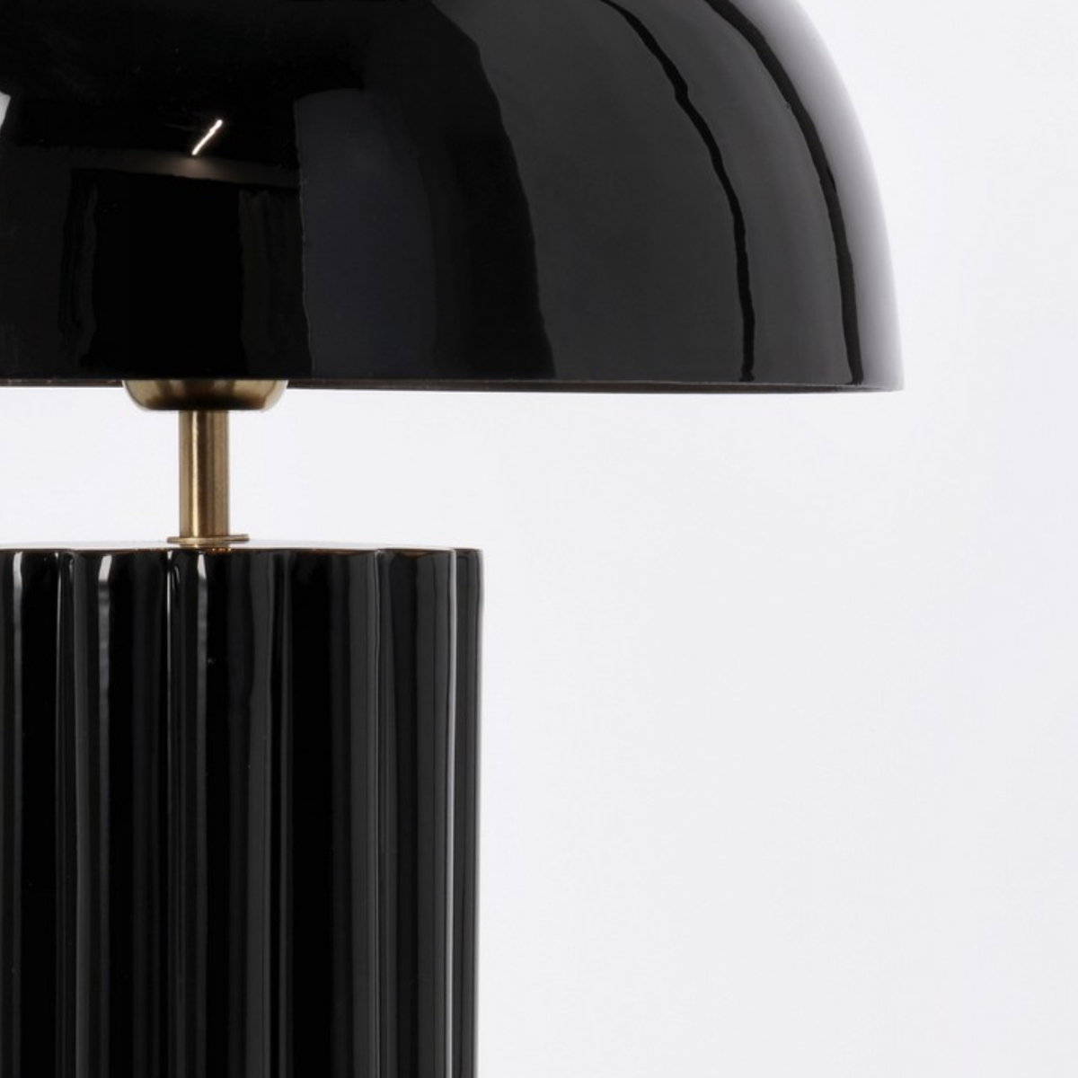 BT KAMIL Black modern Indoor table lamp